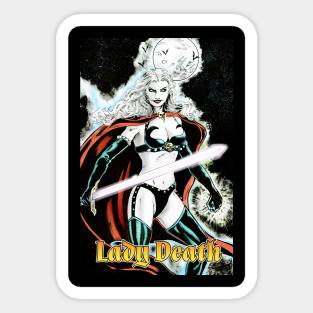 Lady Death Sticker